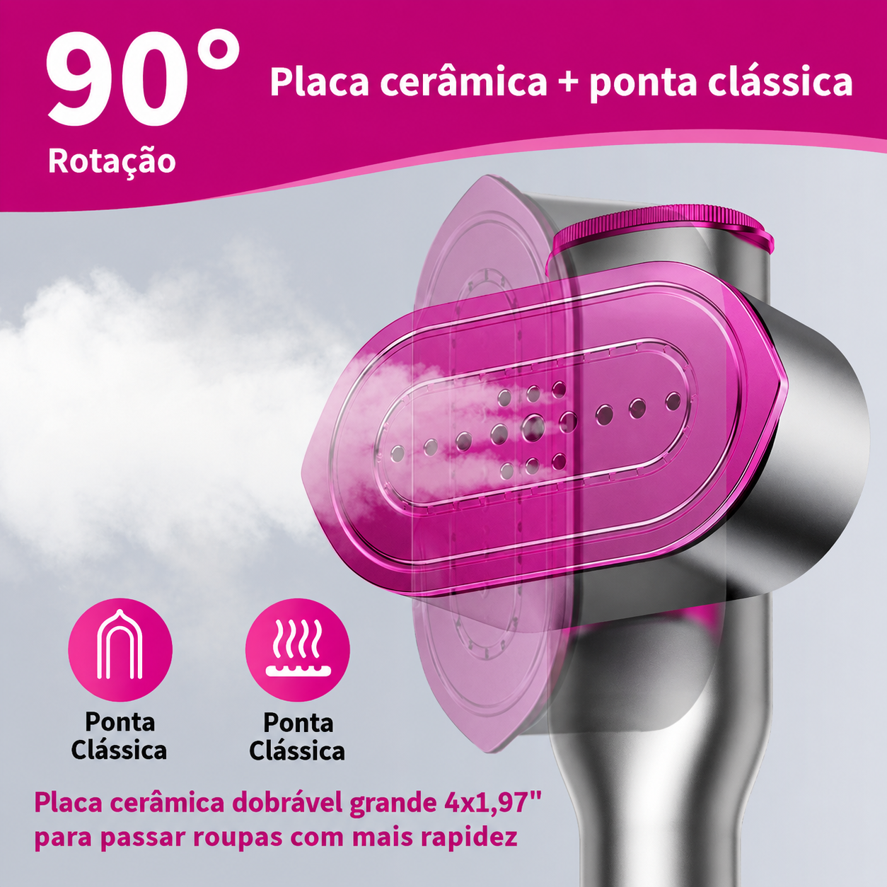 Dr Flash Vaporizador 2 Em 1 Para Roupas 1200w